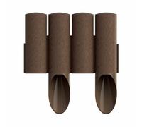 B2C Garden Edging Palisade Border Edge Cellfast Sturdy Frost Resistant Multipacks Uk Brown 11.5M - 37.5Ft