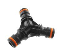 B2C Garden Hose All Connectors Fittings Universal Standard Hozelock Compatible Black 3 Way Connector