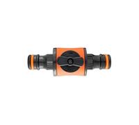 B2C Garden Hose All Connectors Fittings Universal Standard Hozelock Compatible Black In-Line Valve