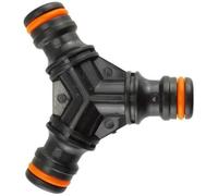 B2C Garden Hose All Connectors Fittings Universal Standard Hozelock Compatible Black3 Way - Male