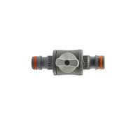 B2C Garden Hose Connectors Fittings Universal Standard Hozelock Compatible White In-Line Valve