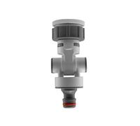 B2C Garden Hose Connectors Fittings Universal Standard Hozelock Compatible White Multi-Angle Tap Connector