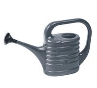 B2C Garden Watering Can Plastic Large Handle Outdoor Indoor With Rose 2L Anthracite