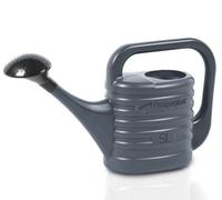 B2C Garden Watering Can Plastic Large Handle Outdoor Indoor With Rose 5L Anthracite