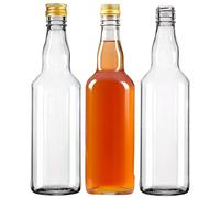 B2C Glass Bottle 700ml with Cap 70cl Wine Juice Liqueur Liquid Storage Brewing 0.7L Reusable Gift Home Made Juice (2)