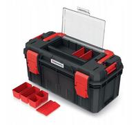 B2C Hand Tool Box Modular Organis Stackable Lockable Heavy Duty Metal Hinges 3 Sizes Small With Organiser