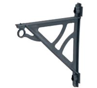B2C Hanging Hook Wall Mounted Plastic Bracket For Basket Plant Pots Garden Of Mounts Grey