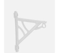 B2C Hanging Hook Wall Mounted Plastic Bracket For Basket Plant Pots Garden Of Mounts White