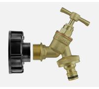 B2C Ibc Tank Fitting Adapter Selection Cap Tail Valve Connector Outlet Ibc Brass Bib Quick (S60X6)