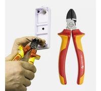 B2C Insulated Diagonal Side Cutters 180mm Vde 1000V For Conductors & Wires