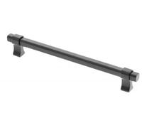 B2C Kitchen Cabinet T Bar Pull Handle Drawer Cupboard Traditional Furniture Modern Length 194mm / 160mm Hole Centre Matt Black