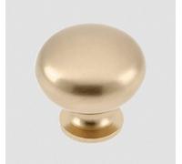 B2C Kitchen Cupboard Cabinet Door Drawer Round Knob Handle Bergamo By Gtv Champagne