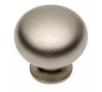 B2C Kitchen Cupboard Cabinet Door Drawer Round Knob Handle Bergamo By Gtv Satin