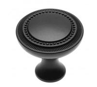 B2C Kitchen Cupboard Cabinet Door Drawer Round Knob Handle Imperia By Gtv Black Matt