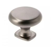B2C Kitchen Cupboard Cabinet Door Drawer Round Knob Handle Lorena By Gtv Brushed Anthracite