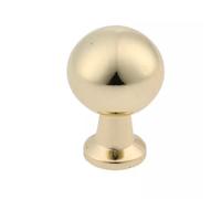 B2C Kitchen Cupboard Cabinet Door Drawer Round Knob Handle Nord By Gtv Brass