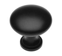 B2C Kitchen Cupboard Cabinet Door Drawer Round Knob Handle Terni By Gtv Black Chrome