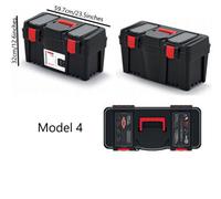 B2C Kristenberg Craft Tool Storage Box - Lockable Diy Toolbox - Tote Tray - Model 4