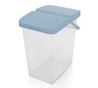 B2C Large Storage Container Box Pet Food Washing Powder Tall Home Bucket Blue 25L