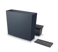 B2C Large Tall Slim Planter Rectangle Floor Standing Indoor Outdoor Patio Plant Pot Anthracite Minimalistic Home & Garden Decorative Plant Box