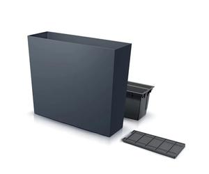 B2C Large Tall Slim Planter Rectangle Floor Standing Indoor Outdoor Patio Plant Pot Anthracite Minimalistic Home & Garden Decorative Plant Box