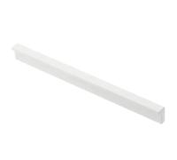 B2C Long Pillar Handle Furniture Door Pull Opening Kitchen Cupboard Wardrobe Closet Modern Slim (White Matt, 190mm - 160mm Hole Central)