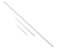 B2C Long Pillar Handle Furniture Door Pull Opening Kitchen Cupboard Wardrobe Closet Modern Slim (White Matt, 1200mm - 3x352mm Hole Central)