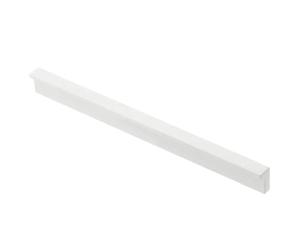 B2C Long Pillar Handle Furniture Door Pull Opening Kitchen Cupboard Wardrobe Closet Modern Slim (White Matt, 360mm - 320mm Hole Central)