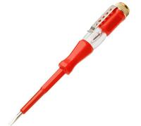 B2C Mains Voltage Tester 100-250V, 140mm Electrician Insulated Screwdriver
