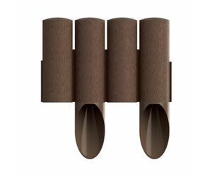 B2C Palisade Edging Border Edge Cellfast Sturdy Frost Resistant Garden Multipacks Uk Brown 10.5M - 34.5Ft