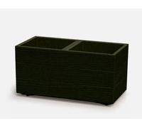 B2C Plant Flower Pot Wood Square Planter Inner Pot Garden Patio Home Rectangle - Small Coffee
