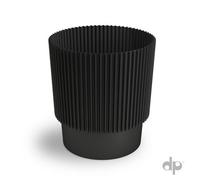 B2C Plant Pots Flower Planter 3 Colours 3 Sizes Plastic Pot Modern Elegant Black W13Cm X H16Cm
