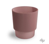 B2C Plant Pots Flower Planter 3 Colours 3 Sizes Plastic Pot Modern Elegant Pink W17Cm X H19Cm