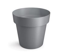 B2C Plant Pots Flower Planter 6 Colours 4 sizes Matt Plastic Pot Classic Look Home Deco Pot Plastic Lightweight (Grey Matt, 14cm)