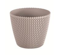 B2C Plant Pots Indoor Outdoor Plastic Flowerpot 13cm to 40cm Small Medium Large Splofy 6 Colours (16cm, Mocca)