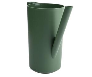 B2C Plastic Plant Watering Can Jug Indoor 2L for houseplant Lightweight Matt Finish Modern Long Spout Large handle (Pine Green)