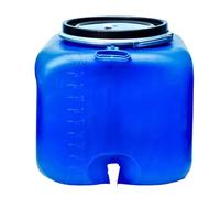 B2C Plastic Storage Barrel Drum Lock Latch Ring 100L Liquid Food Safe HDPE Sealable Container Water Rainwater Collection Fermentation Multipurpose