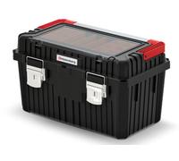 B2C Plastic Tool Box Chest Set Handle Tray Compartment Diy Storage Toolbox Lockable Model 1