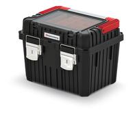 B2C Plastic Tool Box Chest Set Handle Tray Compartment Diy Storage Toolbox Lockable Model 2