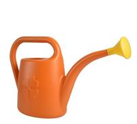 B2C Plastic Watering Can Lightweight Garden Indoor Outdoor Garden Plants Orange 4.5L
