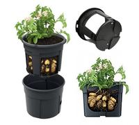 B2C Potato Grow Pot Vegetable Planter Tub 30Cm 12Litre Plastic Home Grower Garden Single Pot