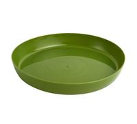 B2C Premium Glossy Flower Pot Saucer - Water-Resistant Plant Trays to Protect Furniture & Floors - Multiple Sizes & Colors for Indoor & Outdoor Plants (Green, 17cm)