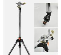 B2C Pulsating Lawn Sprinkler On Tripod 90Cm 450M² Coverage Metal Garden Irrigation