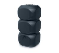 B2C Rainwater Tank,water Butt Garden Large Plastic Inc Connection Kit Anthracite 320 Litres