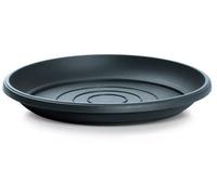 B2C Round Plastic Water Plant Pot Saucer Trays Anthracite 17Cm