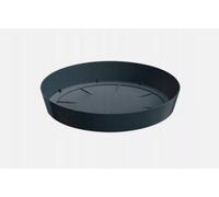 B2C Round Plastic Water Plant Pot Saucer Trays Grey White Anthracite Weather-Resistant 8 sizes 10-38cm (Anthracite, 30.5cm ⌀)