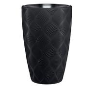 B2C Round Tall Plant Pot, Black, H48cm x D29cm