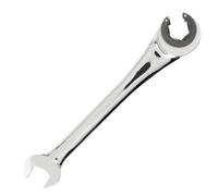 B2C Semi-Open Wrench With Ratchet Combination Flare Nut Garage Workshop 17mm