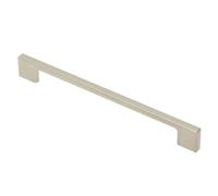 B2C Slim Line Pull Handle Kitchen Cabinet Furniture Door Drawer Wardrobe Handles Long Cupboard ZnAl (Satin, 161mm (128 Hole Centre))