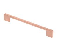 B2C Slim Line Pull Handle Kitchen Cabinet Furniture Door Drawer Wardrobe Handles Long Cupboard ZnAl (Copper, 225mm (192 Hole Centre))